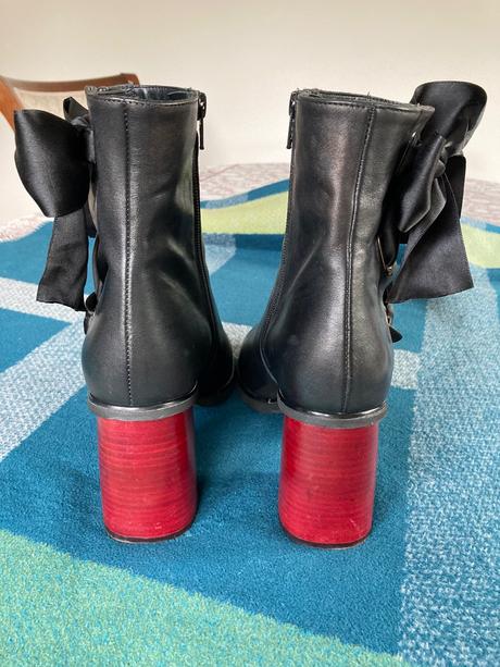 Kožené čižmy eva minge, 40