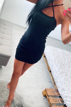 Čierne šaty shein, xs