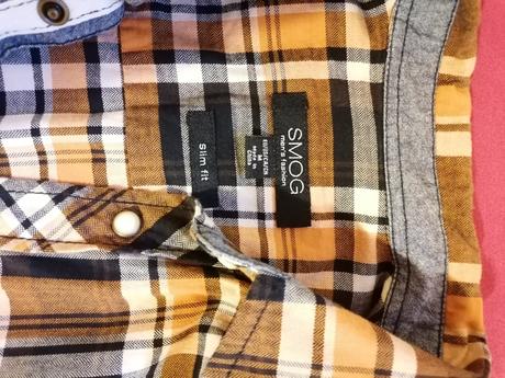 Károvaná slim fit košeľa panska, m