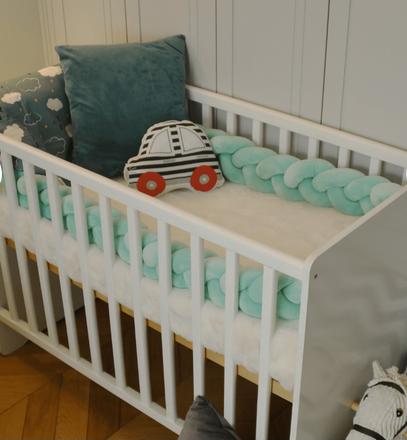 Mantinel do postieľky, dĺžka (cm): 150