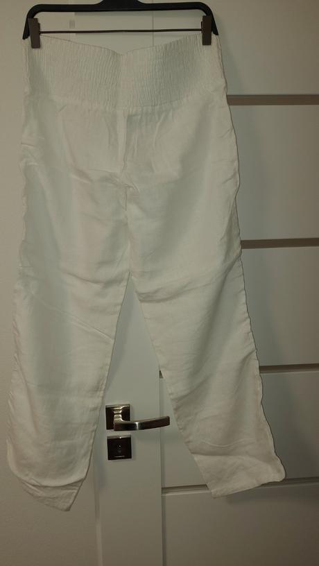 100 percent ľanové nohavice benetton, benetton,m