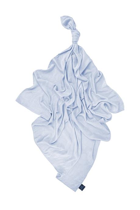 Bocioland  bambusová plienka 75x75cm oblaky modré, 