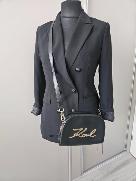 Karl lagerfeld kožená kabelka, karl lagerfeld