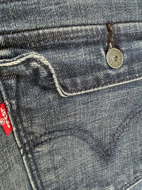Levis riflova dzinsova minisukna znackova, levis,m