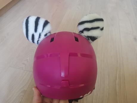 Dievčenská prilba 48 - 52 na lyžovanie aj s kuklou, s