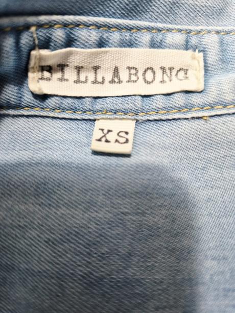 Svetlá rifľová košeľa, billabong,xs