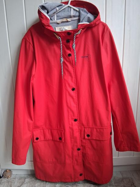 Červená bundička l/xl, tom tailor,xl