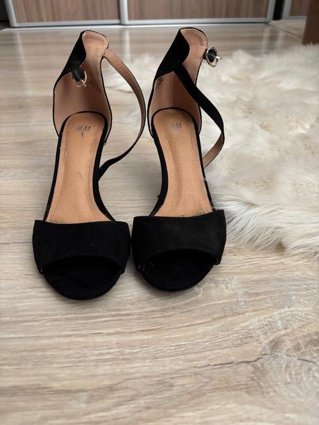 Sandále na podpätku, h&m,38