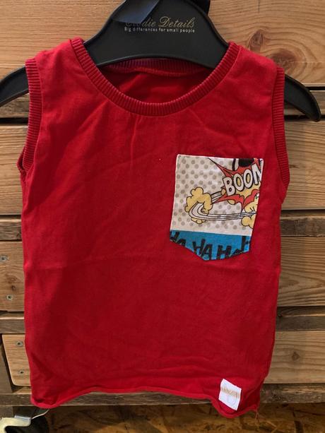 Tričko na široké ramienka, 98