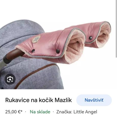 Teplé rukavice na kočík, little angel®