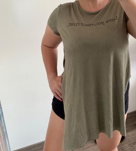 Zelené tričko, new yorker,l