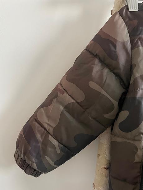 Maskáčová zimná bunda united colors of benetton, benetton,92