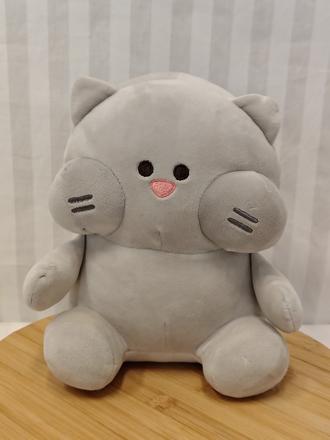 Plyšová chonky sediaca mačička v kawaii štýle 25cm, 