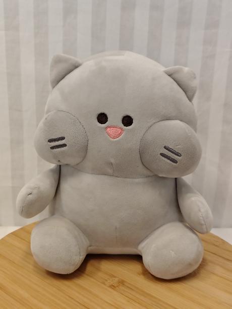 Plyšová chonky sediaca mačička v kawaii štýle 25cm,