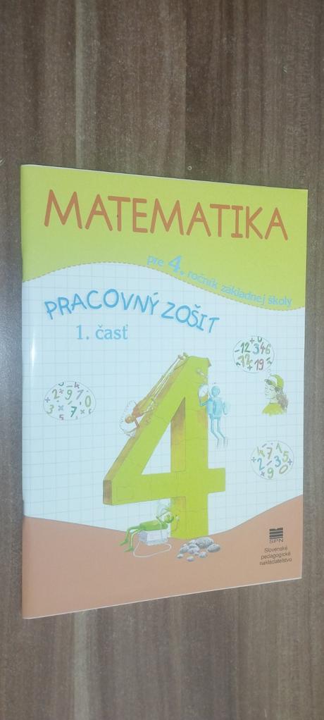 Matematika pre 4.ročník, pracovný zošit, 