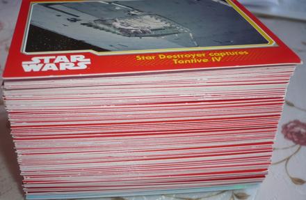 Karty zberateľské star wars 200 ks,