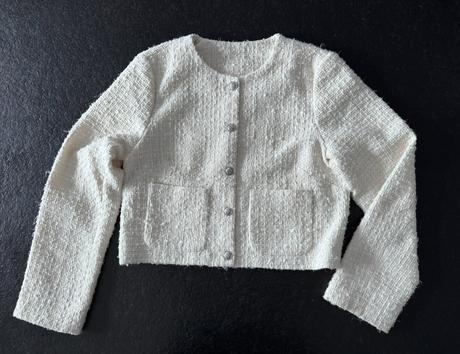 H&m - tvídový kabátik, h&m,s