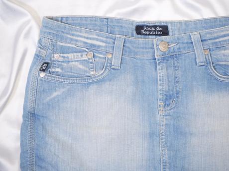 Kvalitná riflová sukňa rock & republic, 38