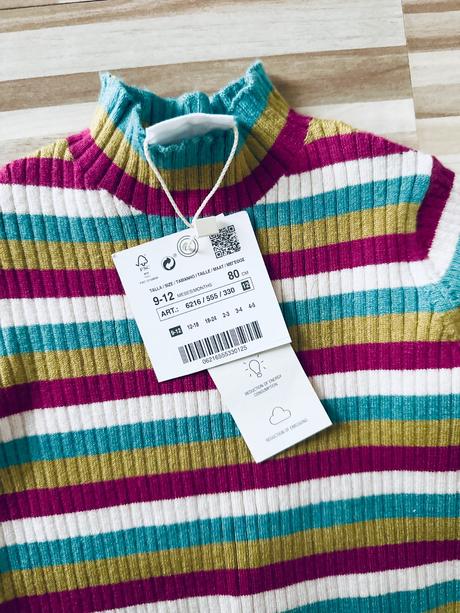 Zara top rolák s dlhým rukávom, zara,80