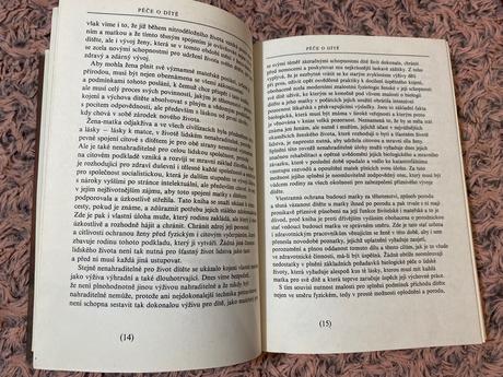 Krásna stará retro kniha péče o dítě švejcar josef, 