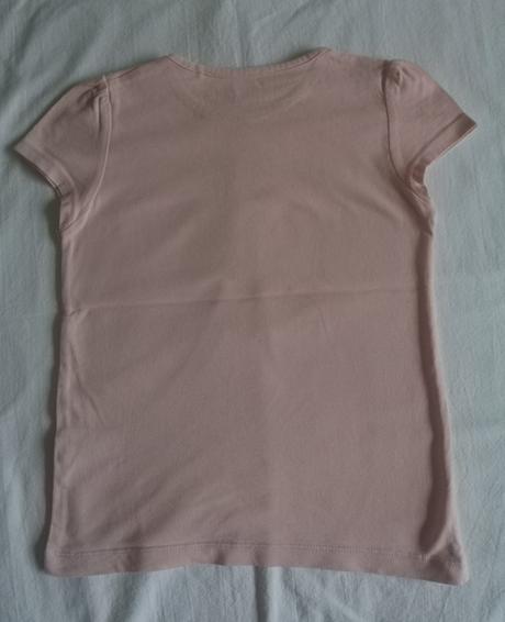 Svetloružové bavlnené tričko, lindex,104