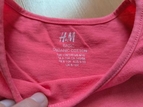 Tenké tričkové šaty h&m, h&m,134