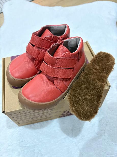 Prechodné kožené topánky barefoot, 25