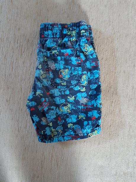 Rôznofarebné šortky, lupilu,98