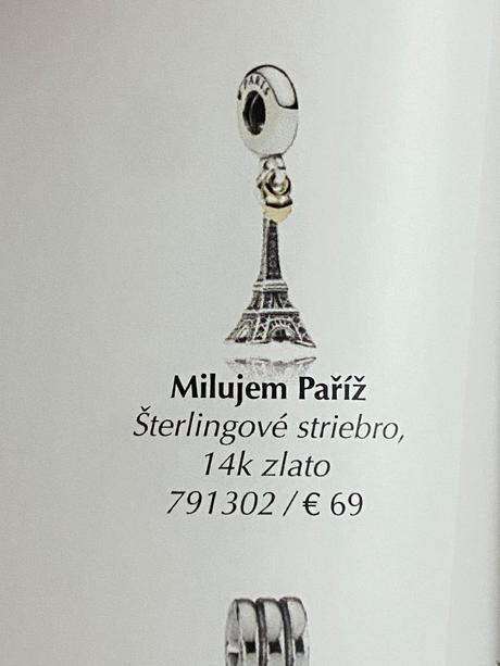 Pandora eiffelova veža, pandora