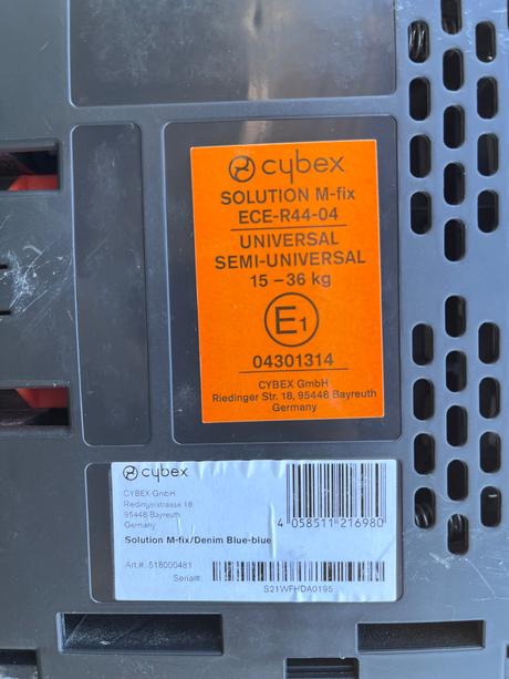 Cybex solution m-fix, cybex
