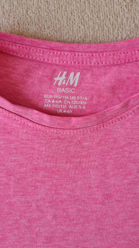 Tričko veľ 110-116, h&m,116