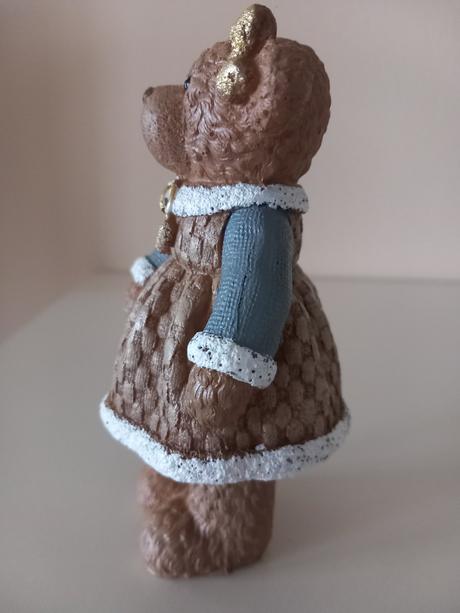 Sada 2ks stojacie keramické medvedíky, 