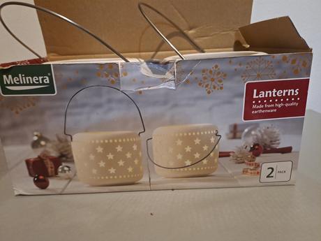 Vianočné /zimné svietniky 2x, 
