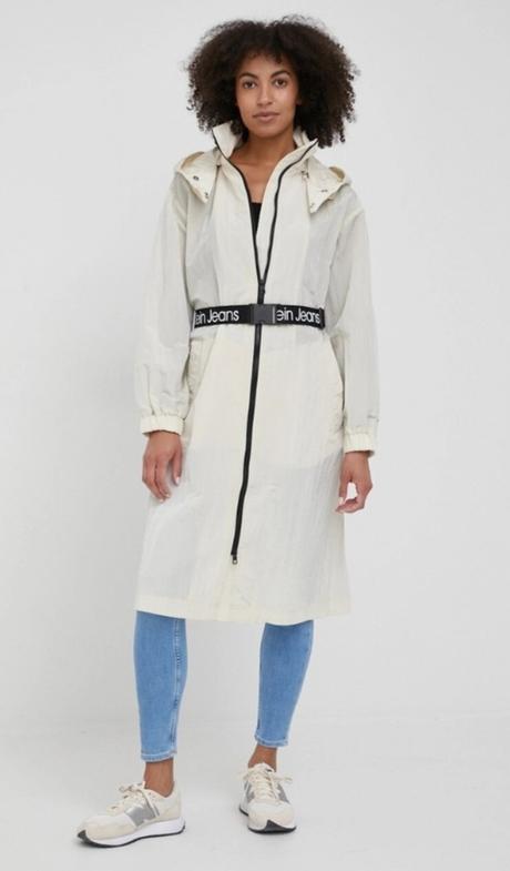 Oversized trenčkot calvin klein s, calvin klein,36 - s