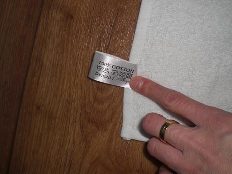 Biela bavlnená utierka/uteráčik 28x52 cm nepouzita, 