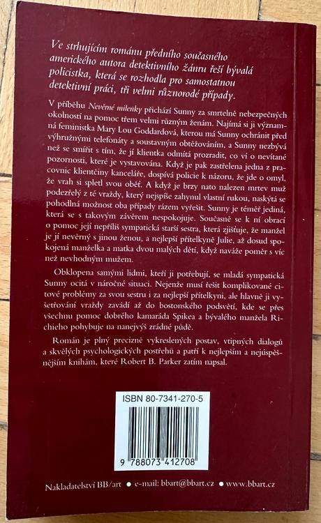 Nevěrné milenky robert b. parker za 3eur,