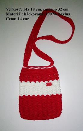 Háčkovaná kabelka, 