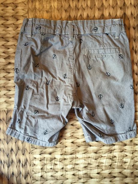 Krásne kotvičkové kratase 2ks, h&m,86