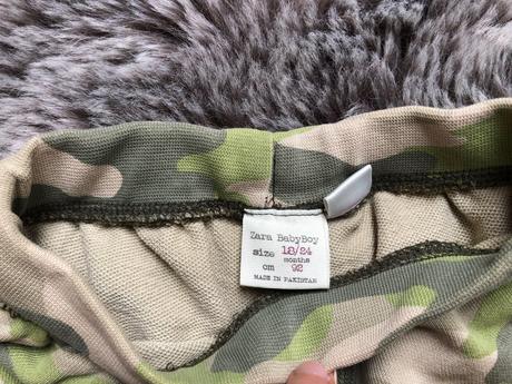 Maskáčové šortky zara, zara,98