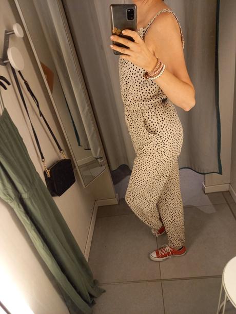 Bodkovaný overal, h&m,176