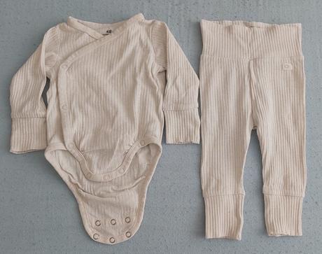 Komplet biely h&m 62, h&m,62