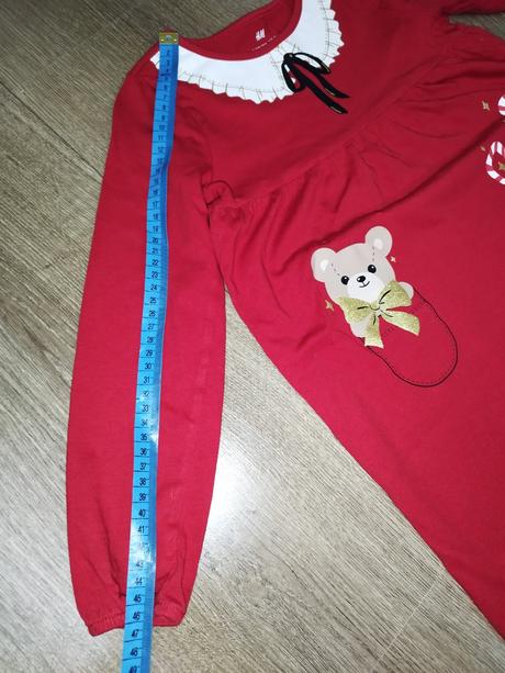 Šaty vianoce 110/116, h&m,116