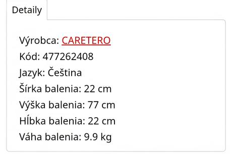 Caretero cest. postieľka + matrac, šírka (cm): 75,dĺžka (cm): 80