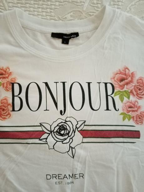 Bavlneny crop top, l