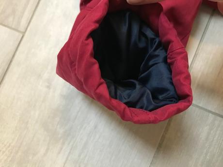 Vínovočervená bundička s teplým kožúškom, topomini,92