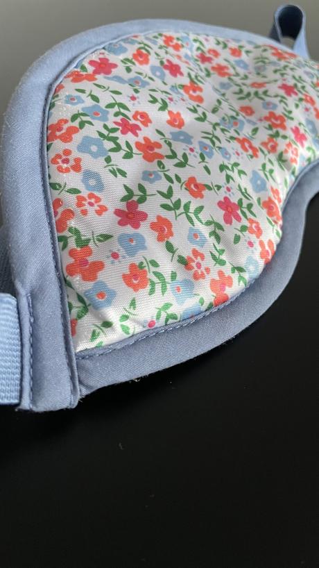 Nastaviteľná maska na oči na spanie kvetinová, 