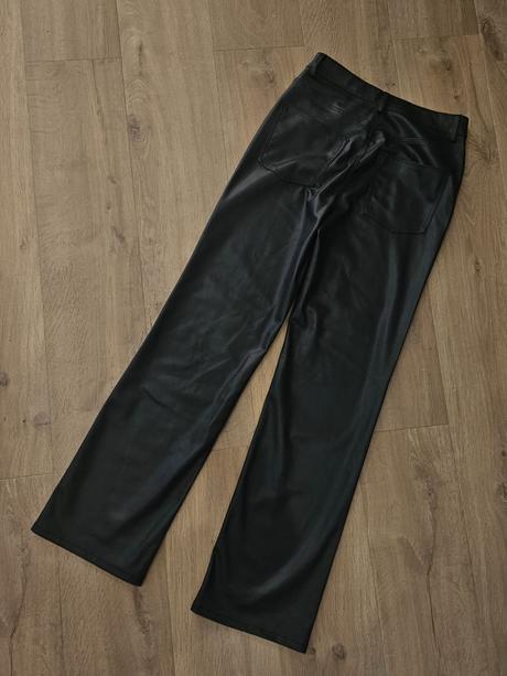 Nové koženkové nohavice zara, zara,36 / s