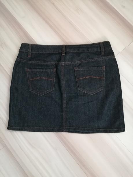 Tmavomodrá rifl. sukňa, george,40