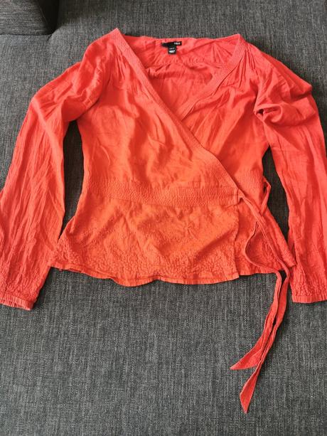Zavinovacia blúzka, h&m,m