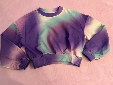 Crop top mikina 134/140cm, h&m,134